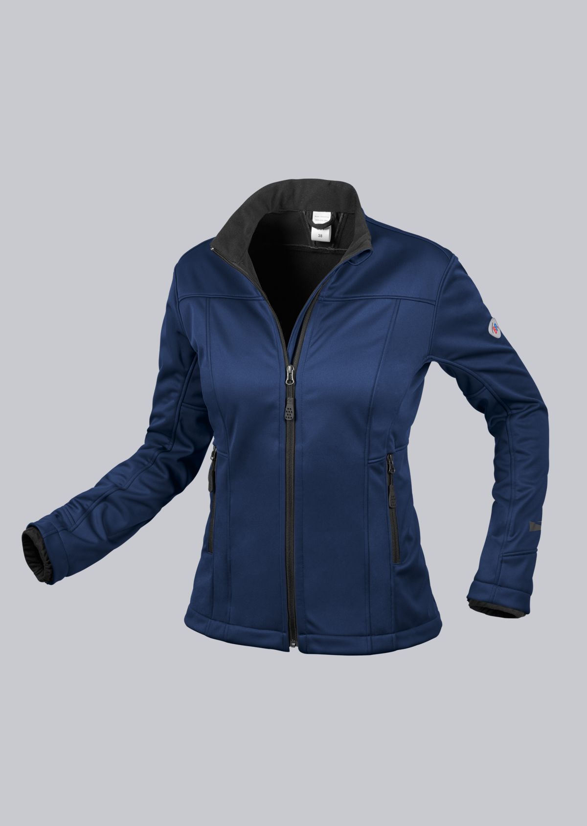 BP® Veste soft-shell femmes bleu nuit Photo principale